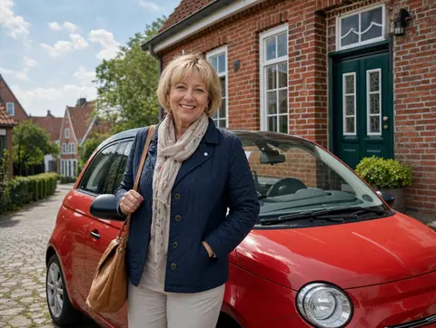 Verkäufer aus Heek mit dem verkauften Fahrzeug