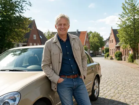 Verkäufer aus Metelen mit dem verkauften Fahrzeug